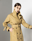 COTTON TWILL TRENCH COAT 1802