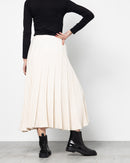 GATHERED WIDE WOOL SKIRT 1830 - تنورة