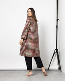 CHECKED OPEN FRONT JACKET 1864 - جاكيت