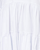 RUFFLES WAIST COTTON DRESS 1875 - فستان