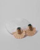 RATTAN HANDMADE EARRINGS 2108 - حلق