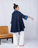 Klosh Design with stylish collar anf open front with belt Jackets 2735 - جاكيت