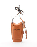 LONG LEATHER W/MAGNET BUTTON CLOSURE HAND BAG 2425 - حقيبة