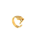 CLASSIC GOLD ALPHABET RING 2456 - قلادة