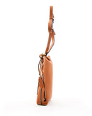 LONG LEATHER W/MAGNET BUTTON CLOSURE HAND BAG 2425 - حقيبة