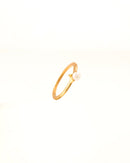 UNIQUE ONE PEARL GOLD PLATED RING 2461 - قلادة